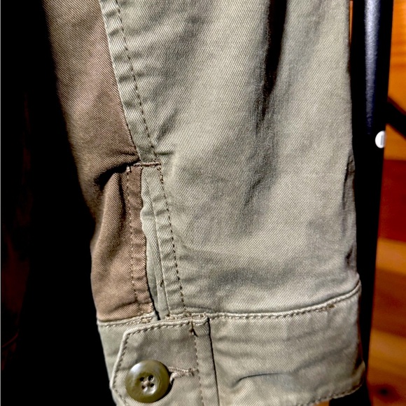 Gap Men’s Jacket Sage Green Military Field Jacket Medium - Picture 7 of 9